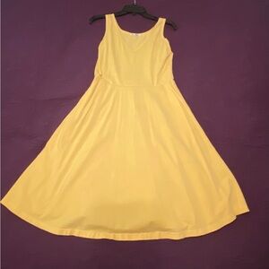 Yellow Sleeveless Dress